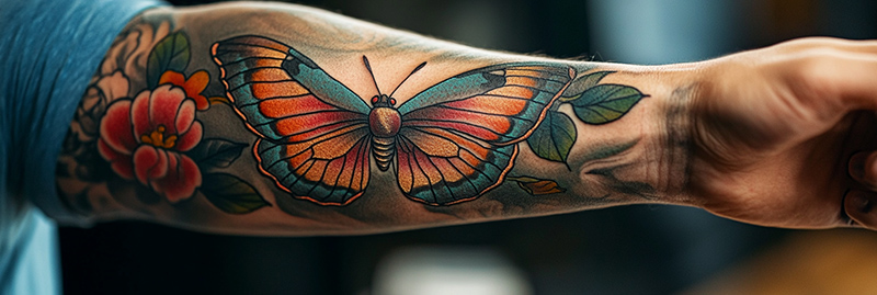 Forearm_Butterfly_Tattoos_Symbolism_and_Beauty