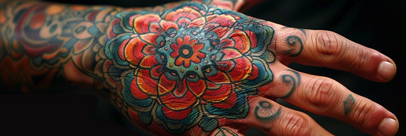 hand tattoos for men