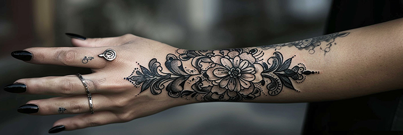 hand tattoos for women