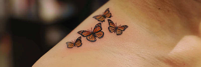 monarch butterfly tattoo
