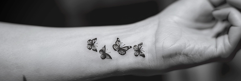 small butterfly tattoo