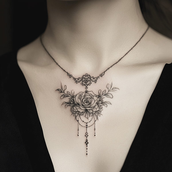Necklace Tattoo Designs
