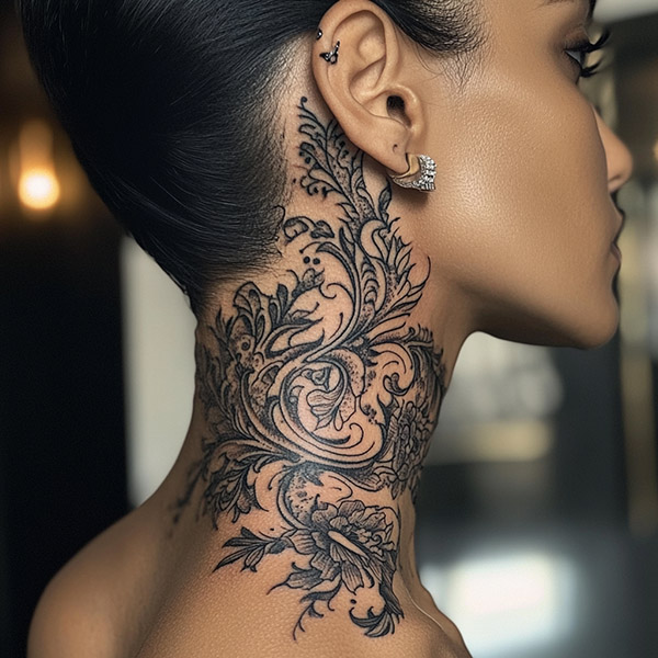 Side Neck Tattoos
