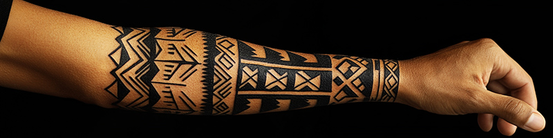 Tribal Tattoo bold and black